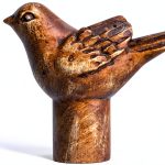 Urbanest Lamp Finial Antique Bronze Bird Polyresin Modern-0