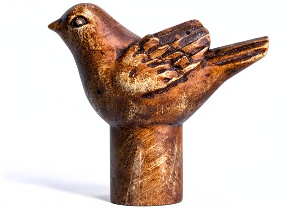 Urbanest Lamp Finial Antique Bronze Bird Polyresin Modern-0