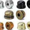 Asjeumt Lamp Finials Metal Screw On Toppers 5 Colors-0