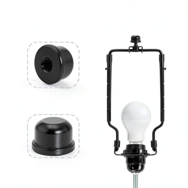 Asjeumt Lamp Finials Metal Screw On Toppers 5 Colors-4
