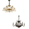 PATIKIL Brass Lamp Finials M10 Thread 1/4-27 Adapter Decor-6