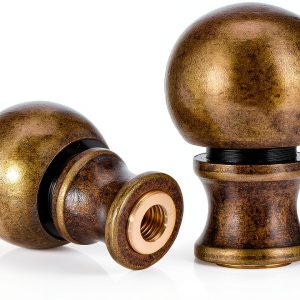 Qulkws Bronze Lamp Nuts Antique Brass Design Easy Install-0