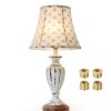 OMOBNU Lamp Finial Adapter Brass Universal Thread DIY-6