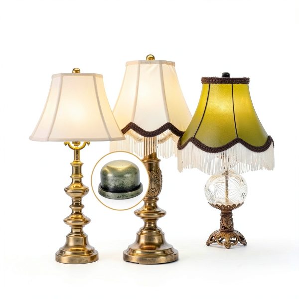 Asjeumt Lamp Finials Metal Screw On Toppers 5 Colors-6