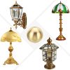 Brass Lamp Finials PATIKIL M10 Thread Decorative Hardware-5