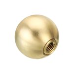 PATIKIL Brass Lamp Finials Ball Design M10 Thread Decor-0