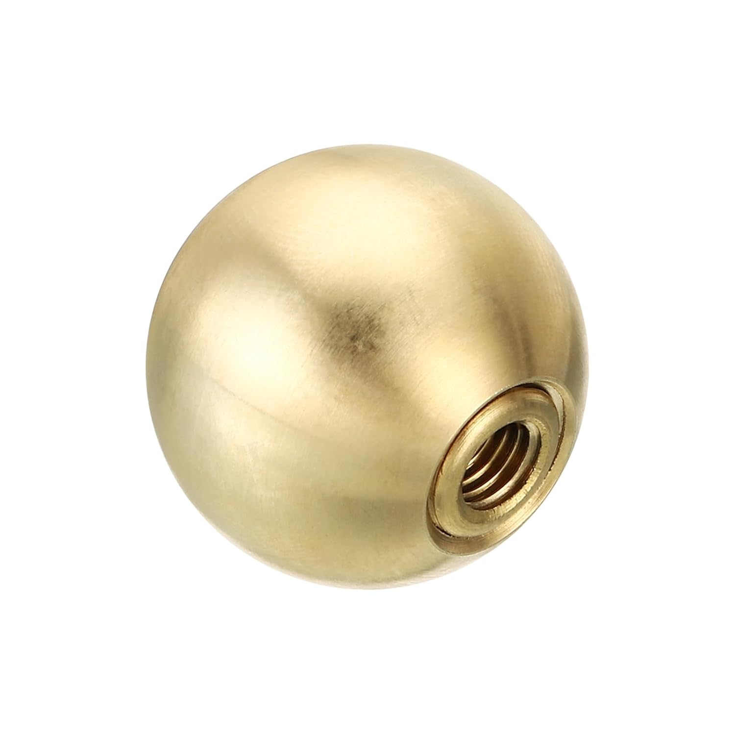 PATIKIL brass ball lamp finial on a table lamp