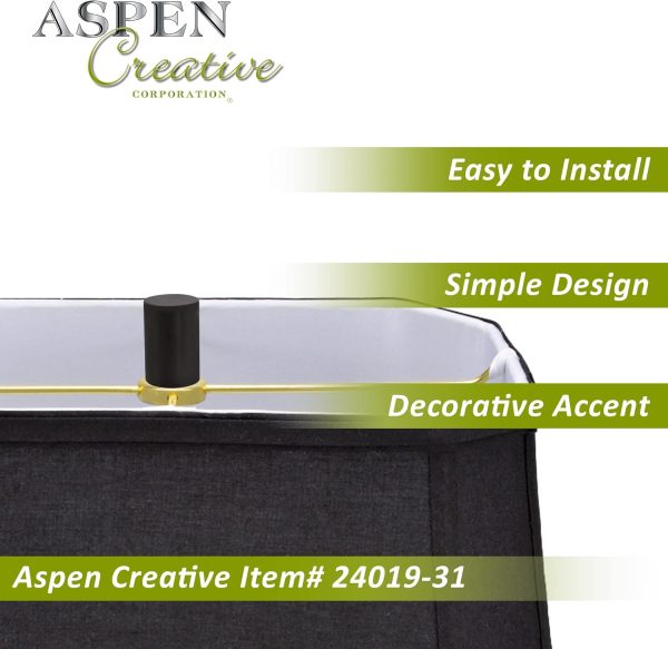 Lamp Finials Aspen Creative Steel Modern Oil Rubbed Bronze-6