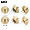 PATIKIL Brass Lamp Finial M10 Thread 1/4-27 Adapter Decor-1