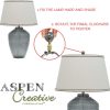 Brushed Nickel Lamp Finial HomeGear Modern Design-4