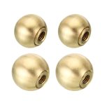 Brass Lamp Finials PATIKIL M10 Thread Decorative Hardware-0