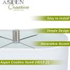 Brushed Nickel Lamp Finial Aspen Creative Modern-5