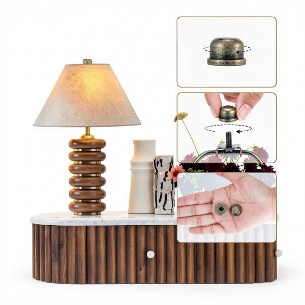 Lamp Finials by Yoeuikaoh Antique Gold Finish-4