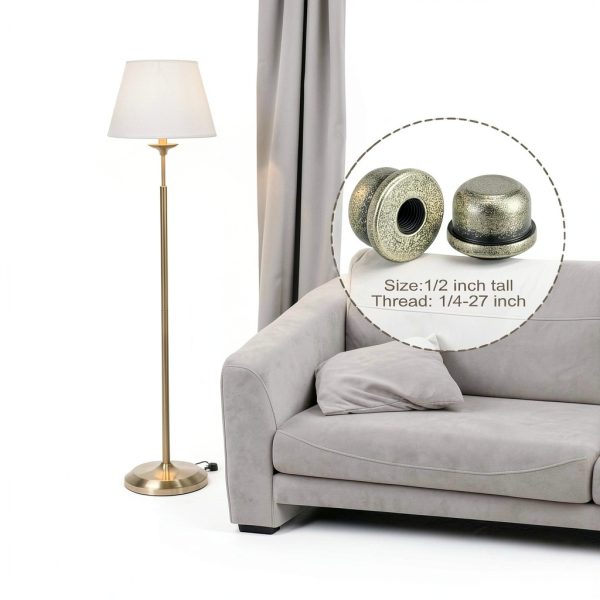 Lamp Finials by Yoeuikaoh Antique Gold Finish-1