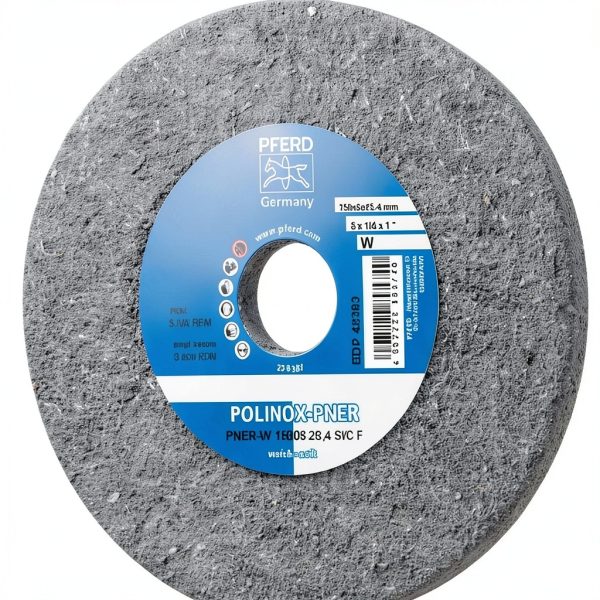 PFERD POLINOX PNER 6" Abrasive Wheel – Silicon Carbide Fine Grit-0