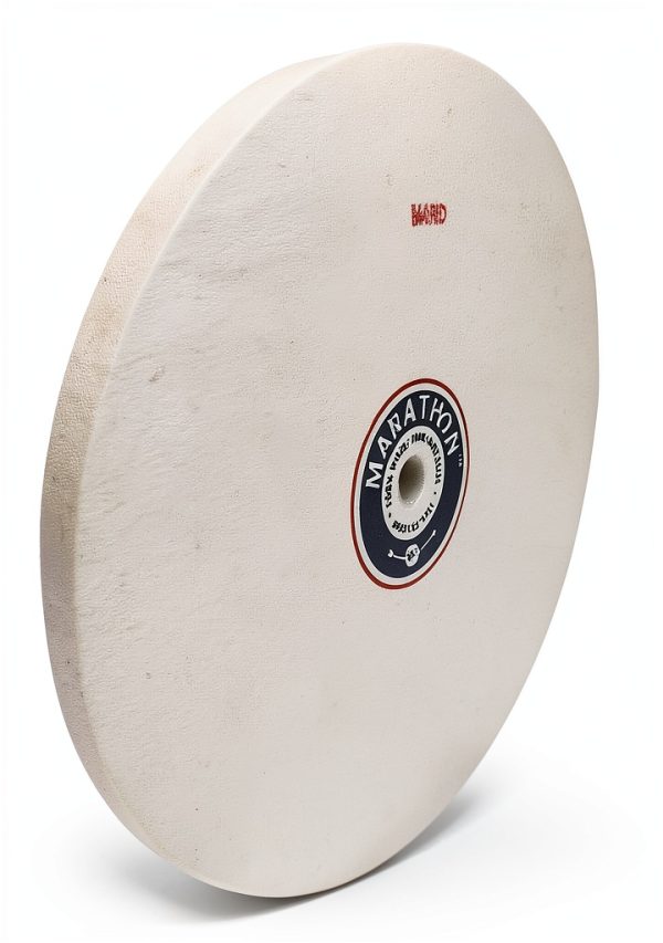 Marathon 8" Hard Density Felt Wheel – 100% Wool, 8" Diameter-1