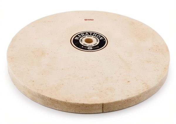 Marathon 8" Hard Density Felt Wheel – 100% Wool, 8" Diameter-0
