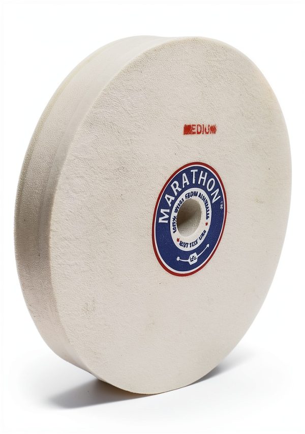 Marathon 6" x 1" Felt Polishing Wheel, Medium Density, 5/8" Arbor Hole-2