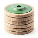 Wool Felt Polishing Wheel 4.5 Inch 6 Pack WENORA Buffing Discs-0