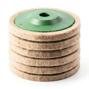 Wool Felt Polishing Wheel 4.5 Inch 6 Pack WENORA Buffing Discs-0
