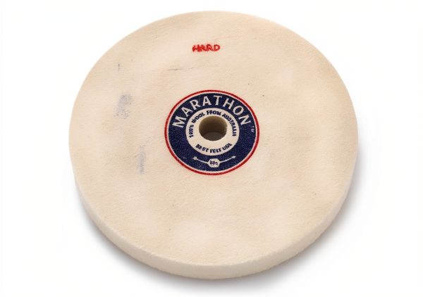 Marathon 6in x 3/4in Felt Wheel BestFelt Hard-0