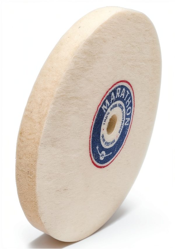 Marathon 5" Felt Honing Wheel Best Felt USA Hard Density 1/2" Thick-1